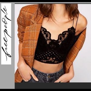 SALE⬇️‼️ NWT FP Madonna velvet adella bralette